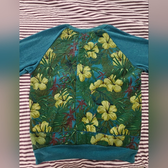 Aviator Nation Unisex L crew neck Tropical Sweatshirt - Picture 3 of 13